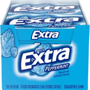 Extra Peppermint Gum, 15-Stick
