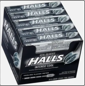 Halls Extra Strong Menthol Cough Drops – 9 Drops Pack