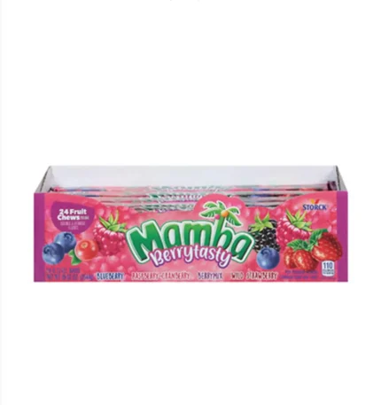 mamba berrytasty fruit chews