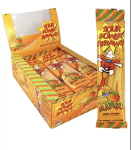 Sour Power Mango Candy Straws 1.75 OZ