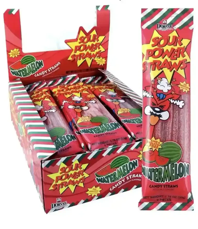 Sour Power Straws Watermelon 1.75oz