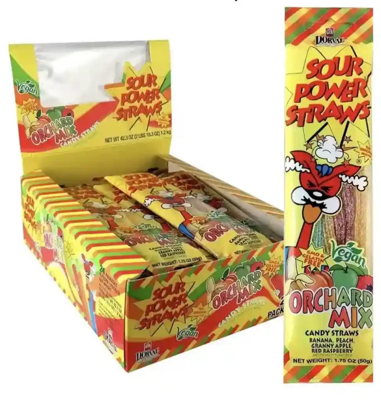Sour Power Straws Orchard Mix
