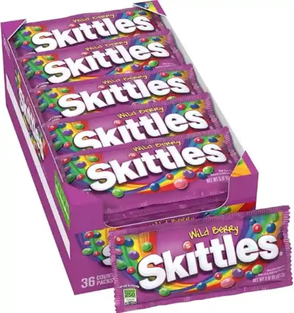 SKITTLES Wild Berry Candy Single Pack, 2.17 oz
