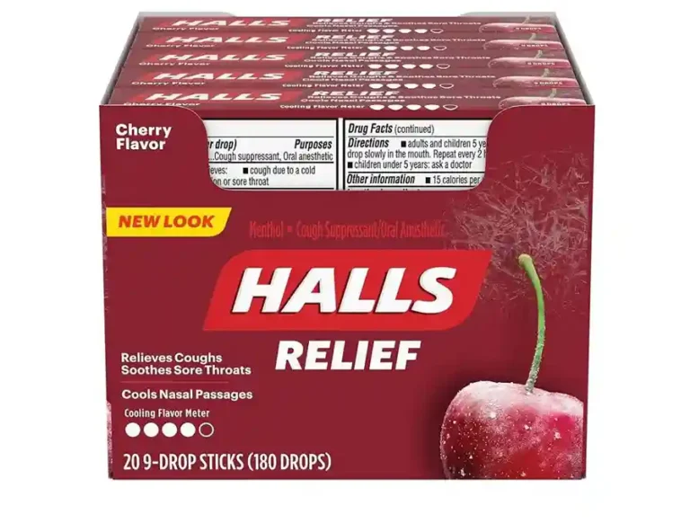 Halls Drops Cherry Cough – 9 Drops Pack