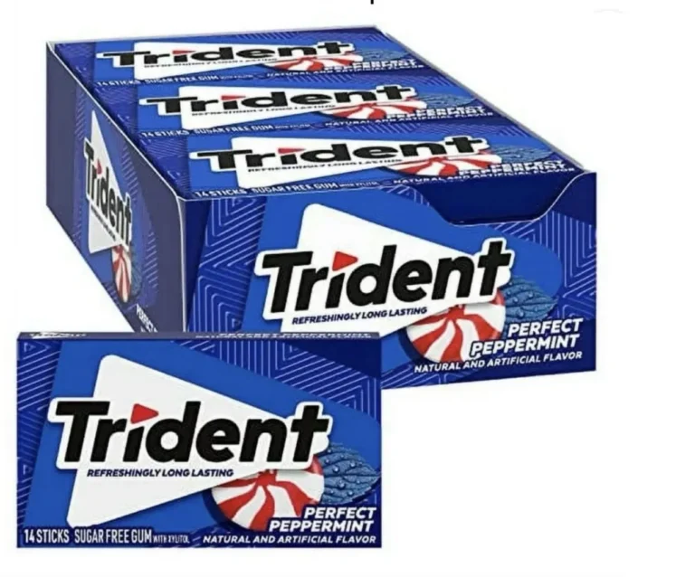Trident Perfect Peppermint Sugar Free Gum, 14 Sticks