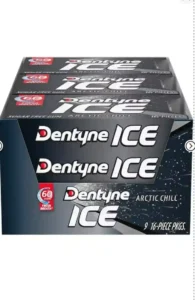 Dentyne Ice Arctic Chill Sugar Free Gum, 16 pieces