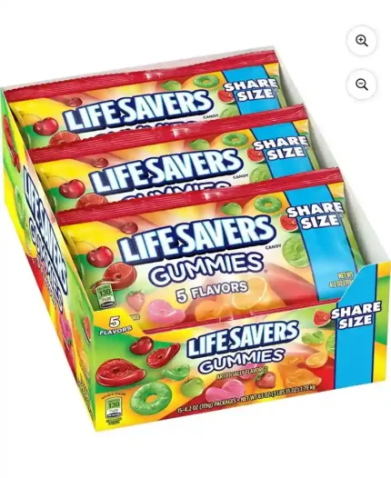 LIFE SAVERS Gummies 5 Flavors Candy 15 Sharing Size Packs