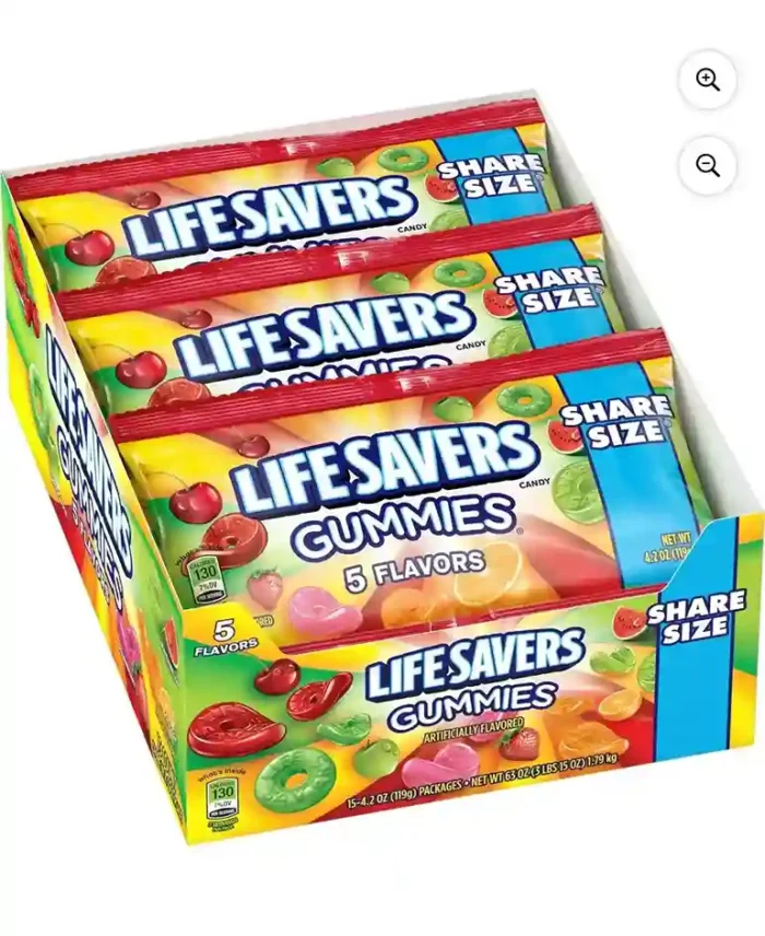 LIFE SAVERS Gummies 5 Flavors Candy 15 Sharing Size Packs