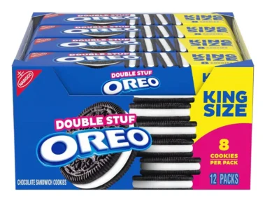 OREO King Size Double Stuf Chocolate Sandwich