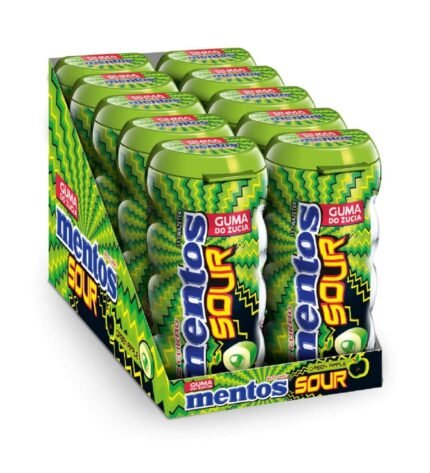 Mentos Sour Green Apple Gum