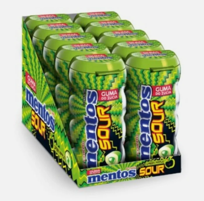 Mentos Sour Green Apple Gum