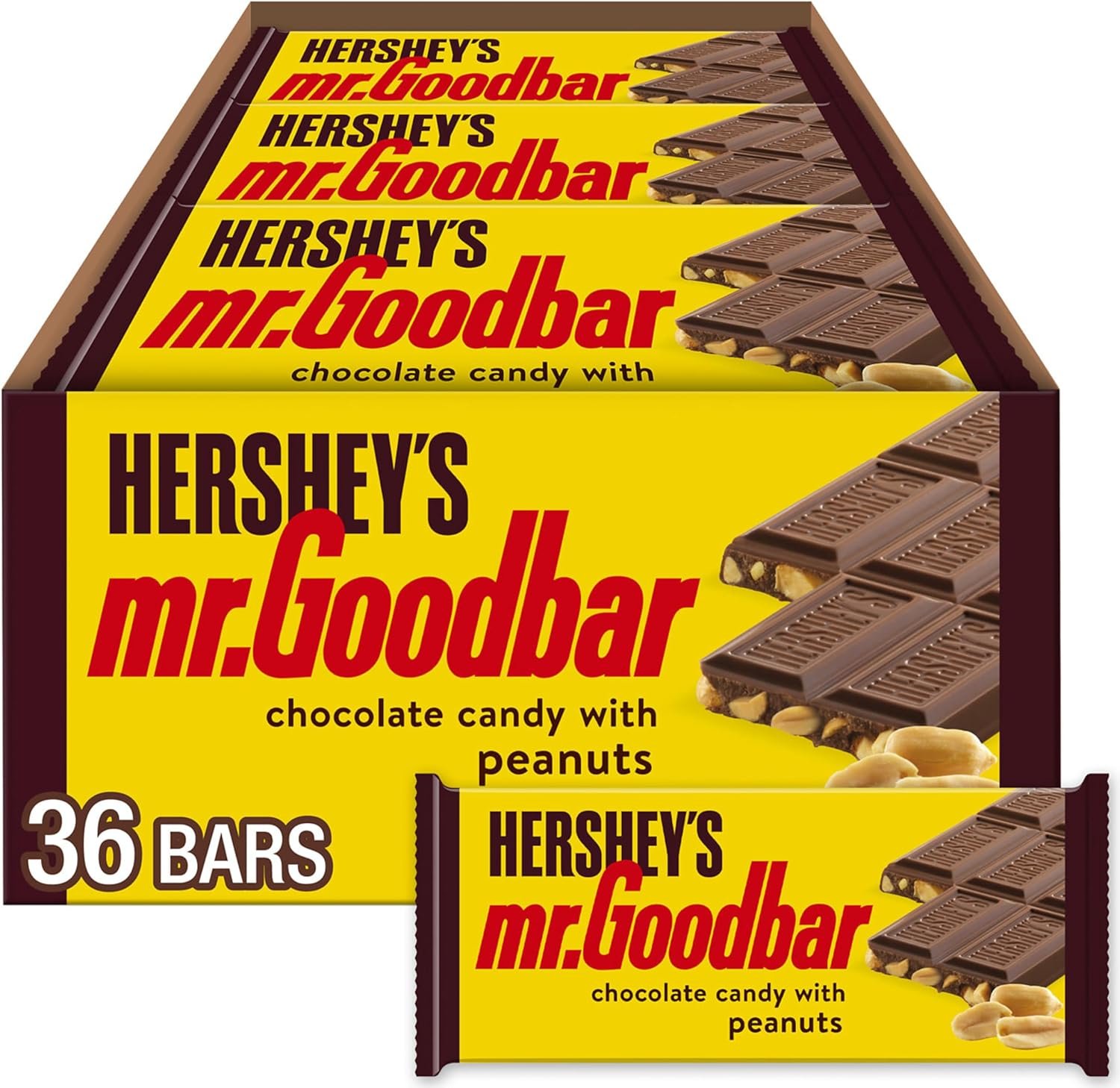 HERSHEY'S Mr.Goodbar Chocolate candy with Peanuts HERSHEY'S Mr.Goodbar Chocolate candy with Peanuts