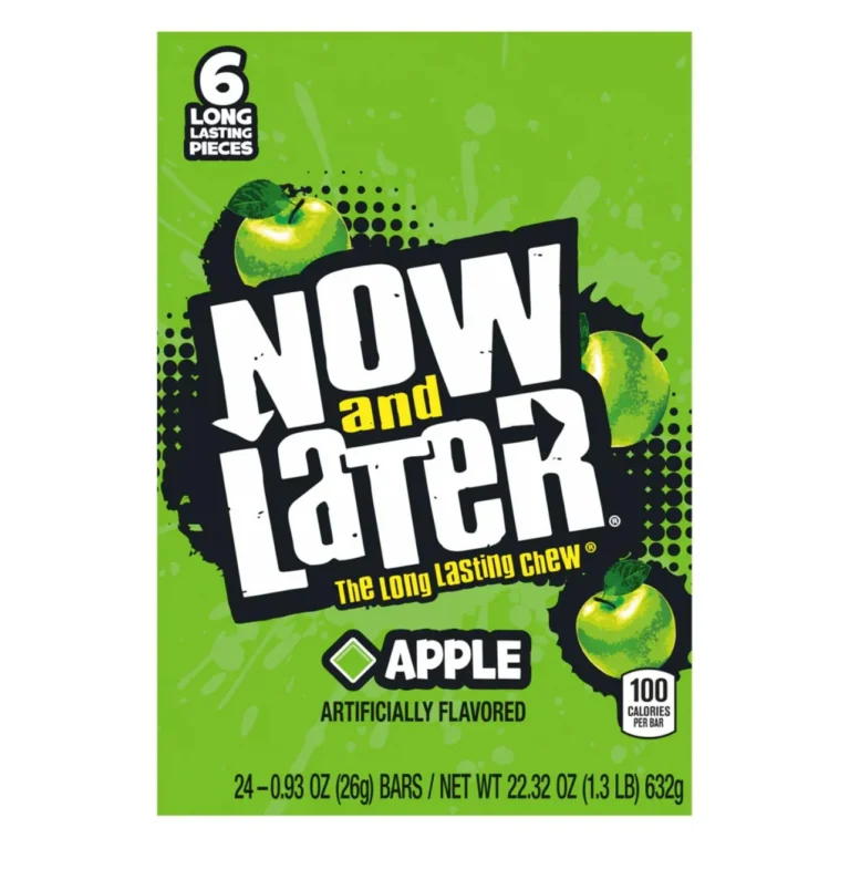 Now and later Green Apple chews candy