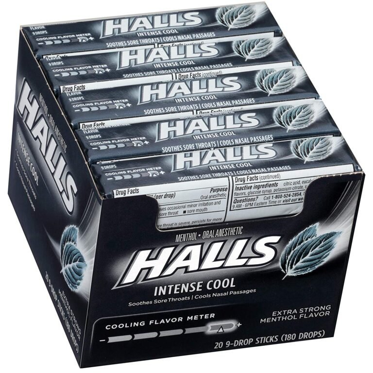 Halls Extra Strong Menthol Cough Drops – 9 Drops Pack