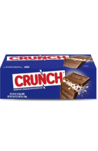 CRUNCH Milk Chocolate and Crisped Rice, Full Size Individually Wrapped Candy Bars 