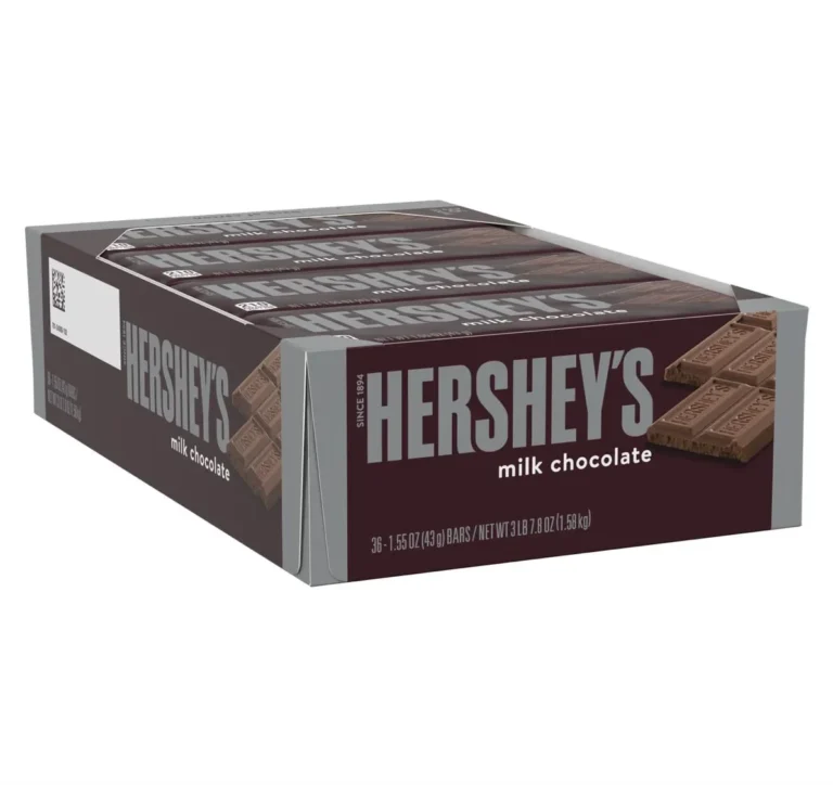 HERSHEY'S Milk Chocolate Candy Bars, 1.55 oz (36 Count)