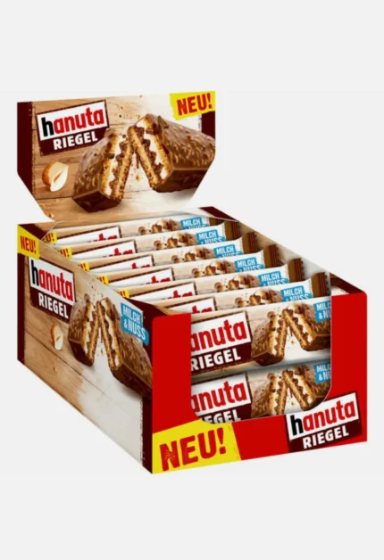 Ferrero Hanuta Riegel Bars Crunchy Candy Wafers