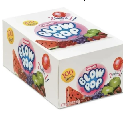 Charms Blow Pops, Assorted Flavors, 100-Count Box