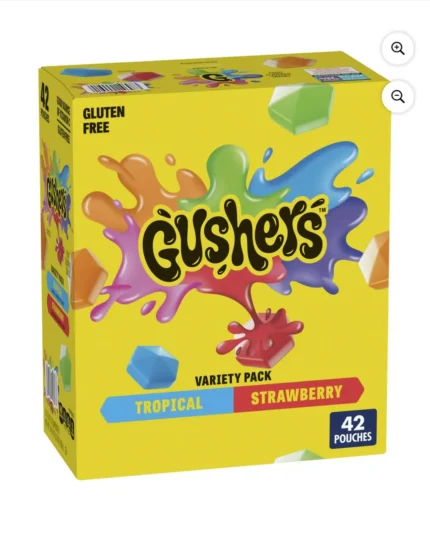 Fruit Gushers 2 Boxes Variety Pack - 42ct Of Tropical Juicy Fruit