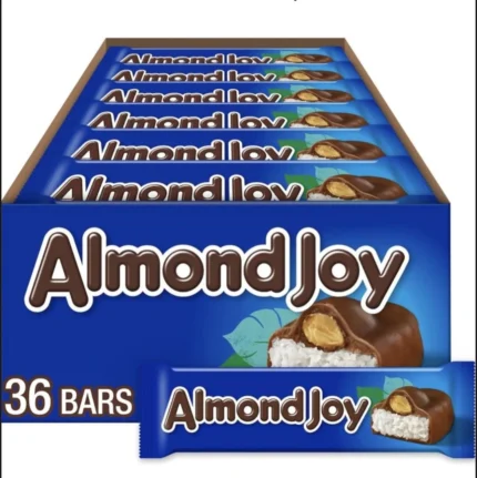ALMOND JOY Coconut and Almond Chocolate Candy Bars, 1.61 oz (36 Count)