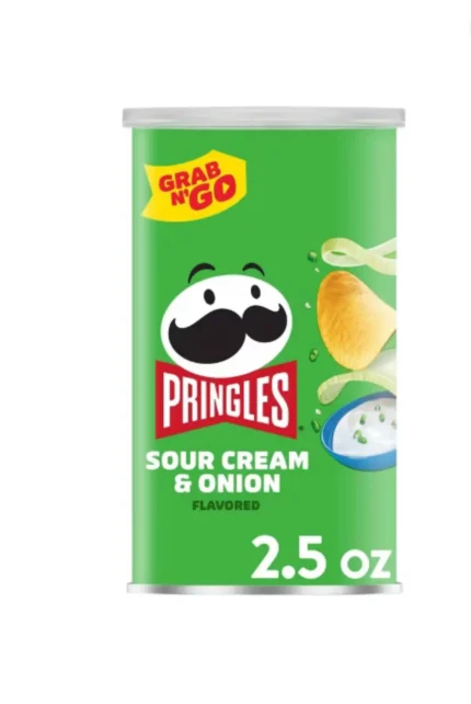Pringles Sour Cream and onion Potato Chips 2.5oz