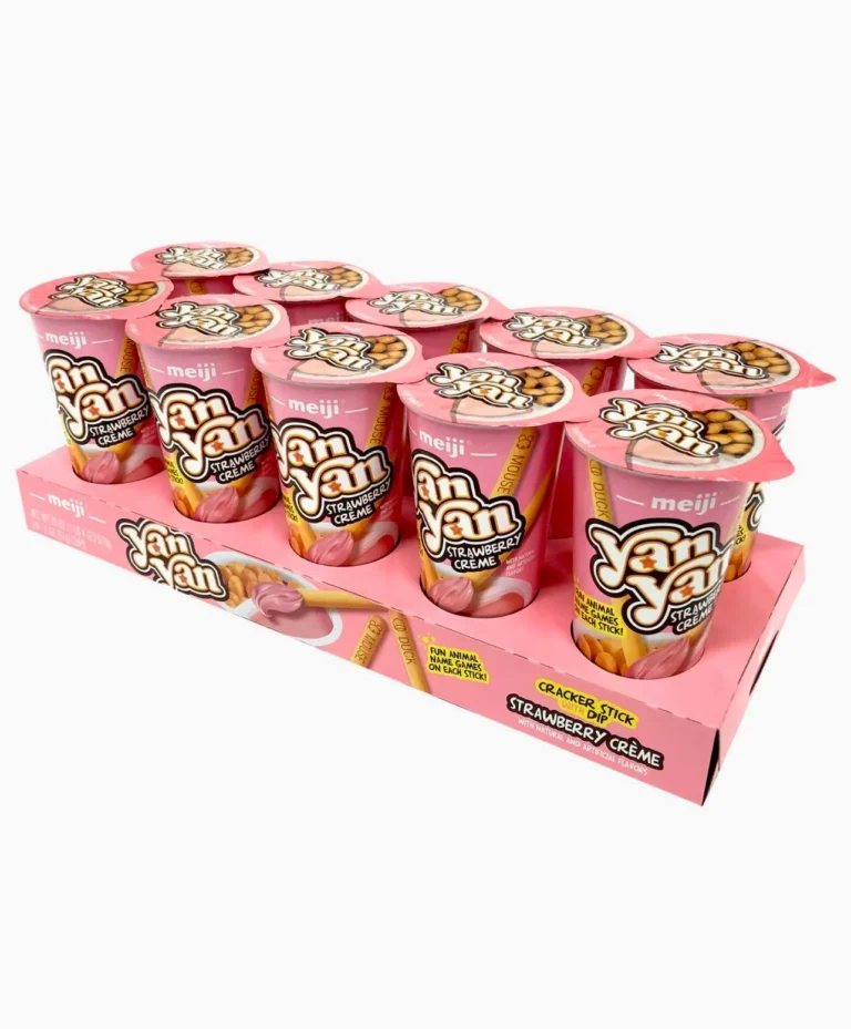 Meiji Yan Yan Dipping Sticks, Strawberry Cream 
