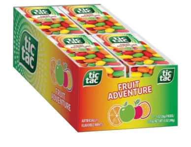 Tic Tac Fruit Adventure Flavored Mint