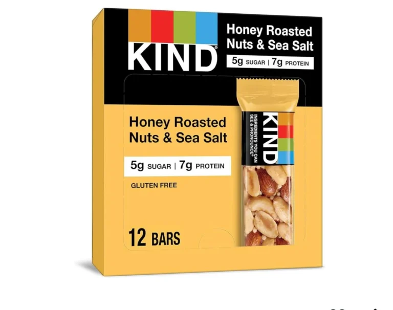 Kind Protein Bar Honey Roasted nuts & sea salt 7g Gluten Free 12 Bars