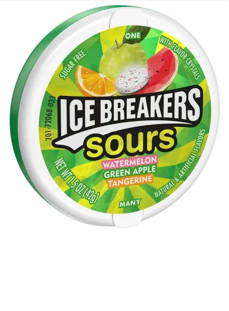 Ice Breakers Mints Sours Watermelon Green Apple Tangerine