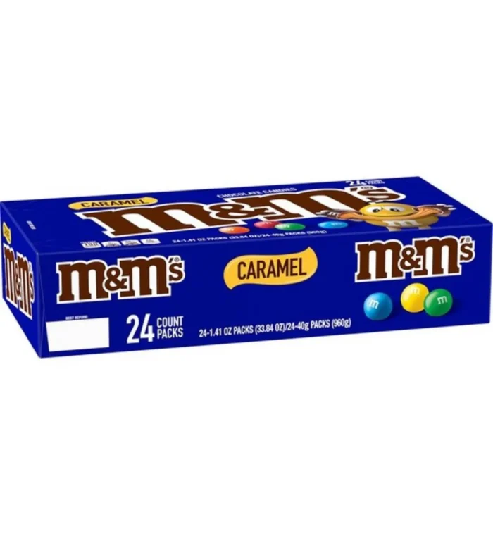M&M'S Caramel Chocolate Candy 24 Count Packs