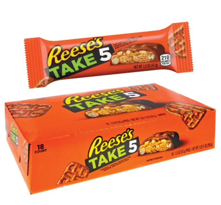 REESE'S TAKE5 Chocolate Peanut Butter Candy Bar