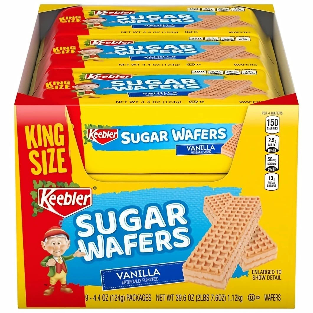 Keebler Sugar Wafers Vanilla King Size Keebler Sugar Wafers Vanilla King Size