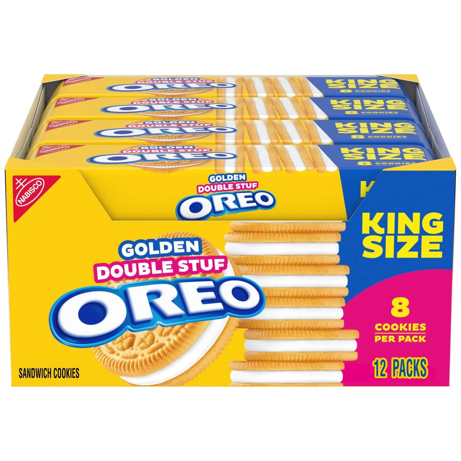 OREO Golden King Size Double Stuf Chocolate Sandwich OREO Golden King Size Double Stuf Chocolate Sandwich
