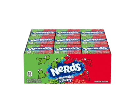 Nerds candy watermelon and cherry