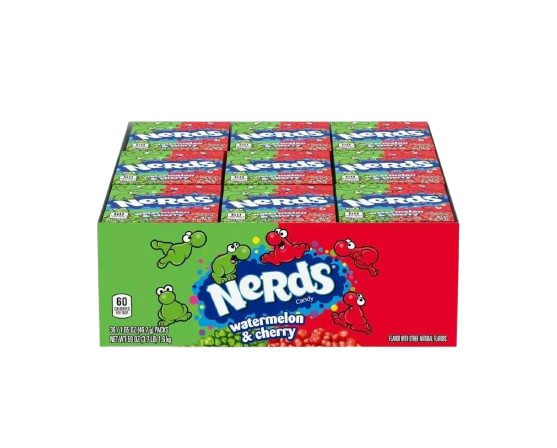 Nerds candy watermelon and cherry