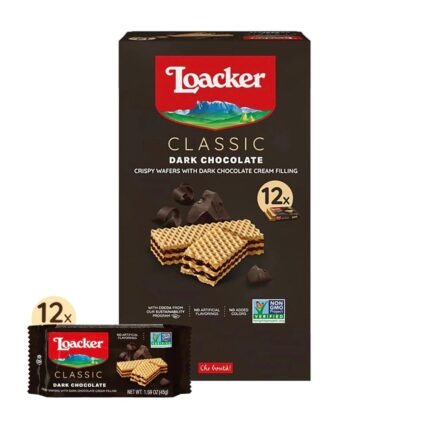 Loacker Classic Dark Chocolate Wafers