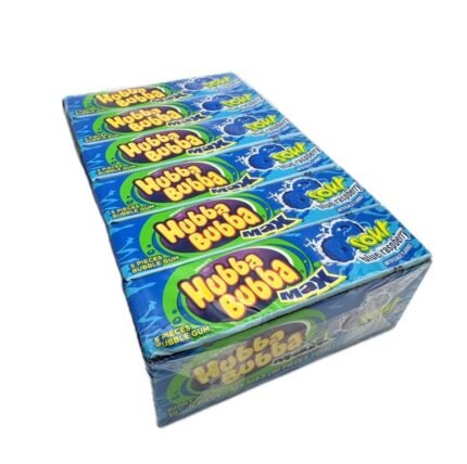 HUBBA BUBBA Max Sour Blue Raspberry Bubble Gum