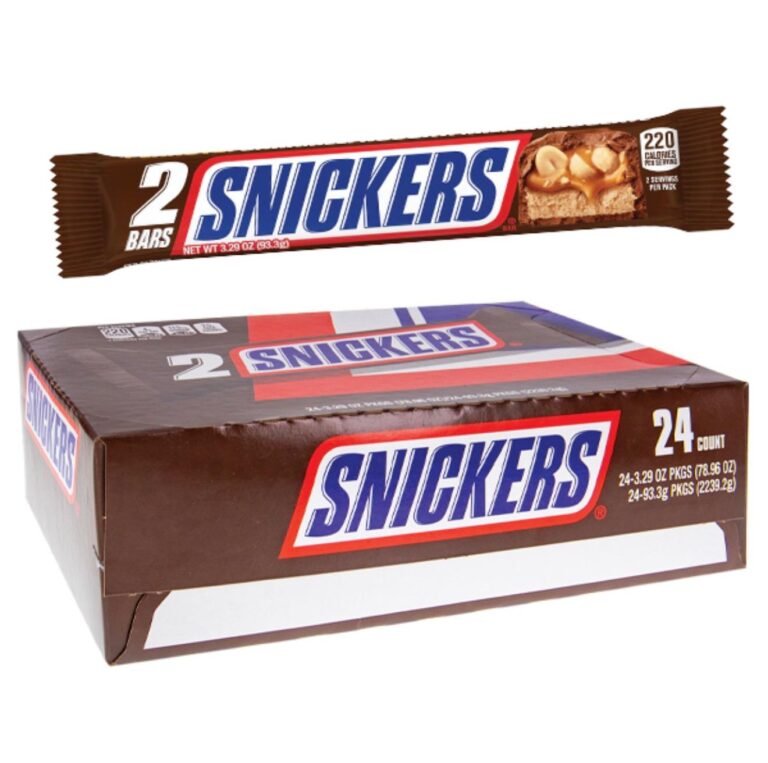 Snickers Chocolate Candy Bars Share Size Bulk Pack - 24 ct. 3.29 oz.