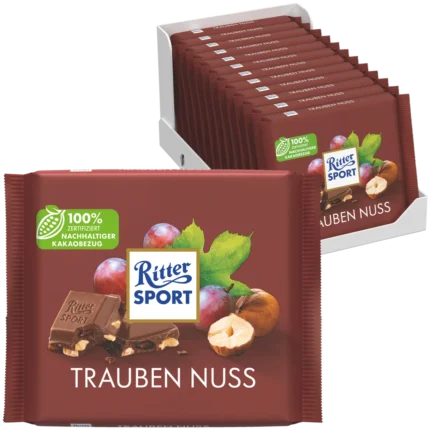 Ritter Sport Raisins Hazelnuts Chocolate