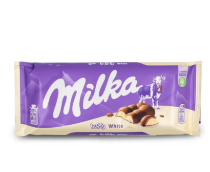Milka Bubbly White