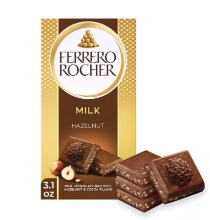 Ferrero Rocher Milk Chocolate Hazelnut Bar